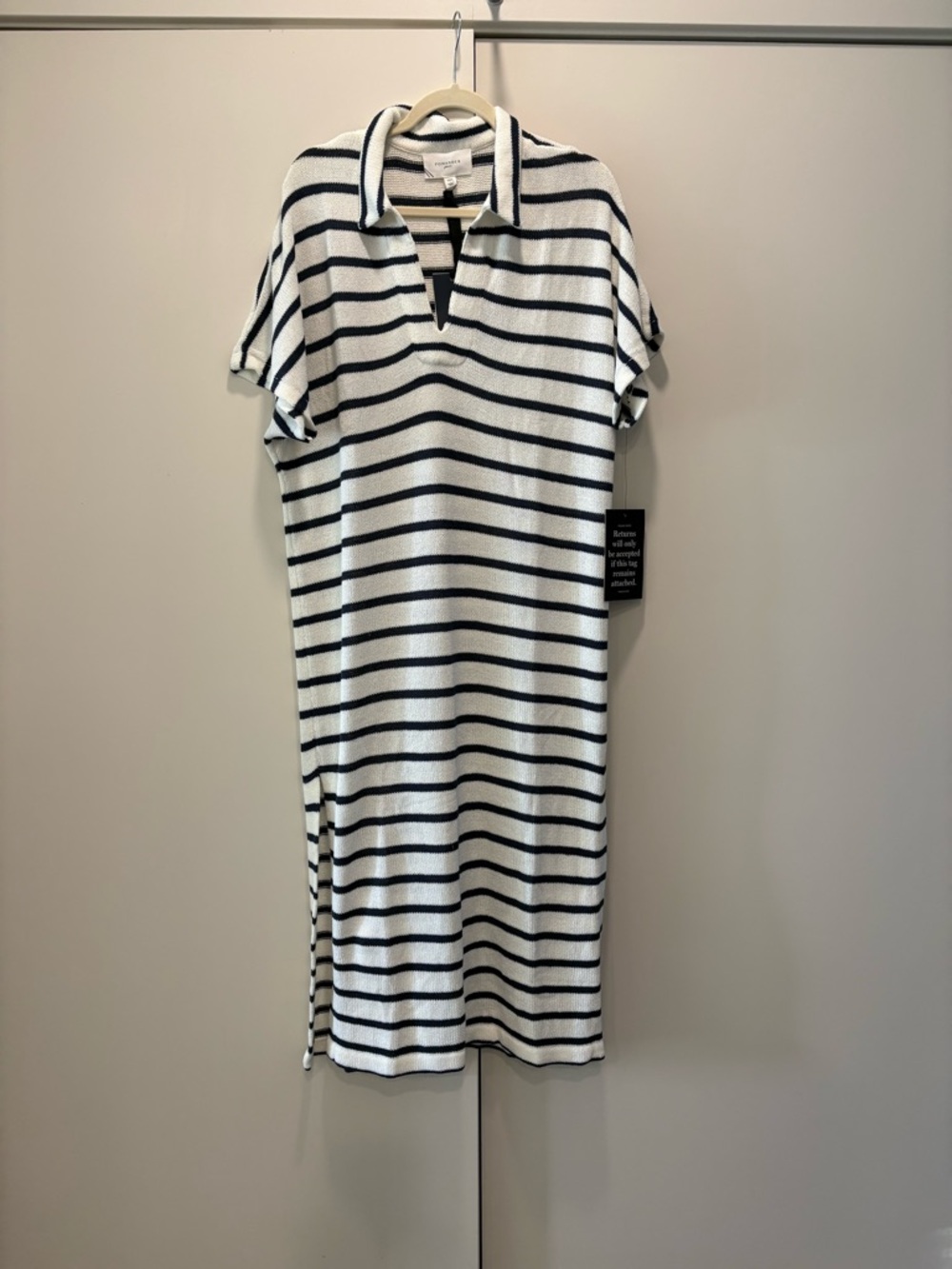 Pomander Place Striped Maren Polo Dress